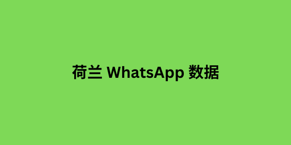 荷兰 WhatsApp 数据