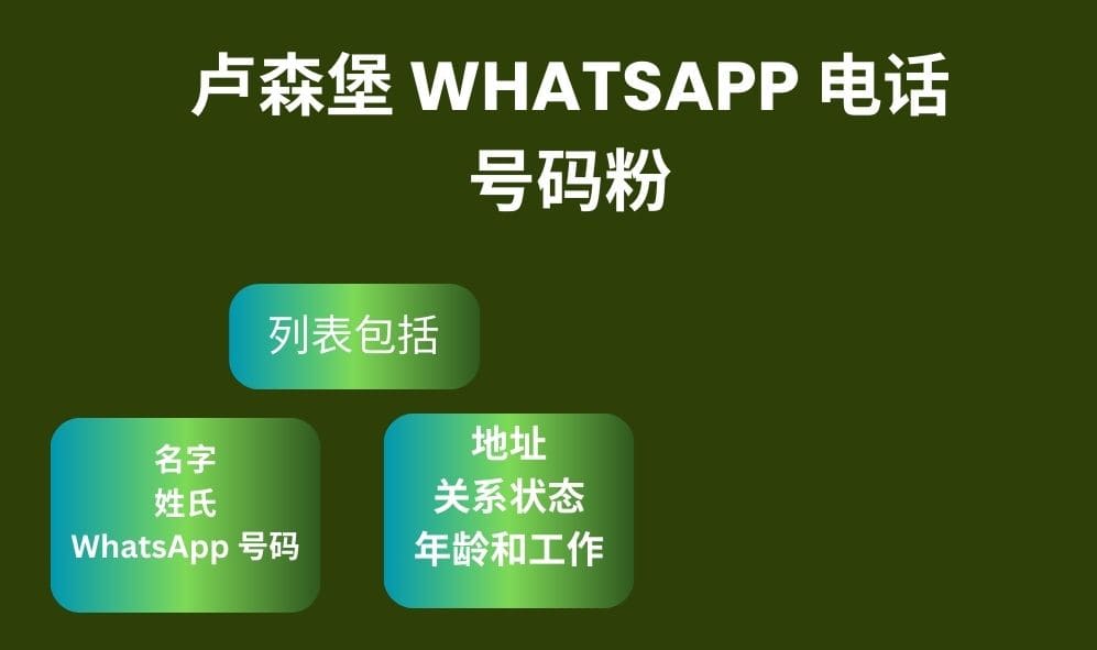 卢森堡 Whatsapp 电话号码粉